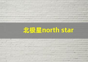 北极星north star